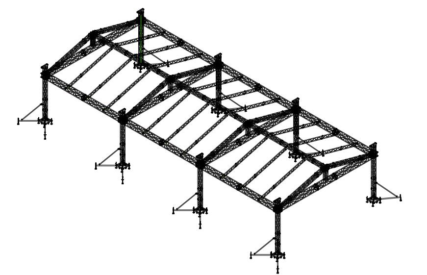 School Sport Field Truss Roof Cover