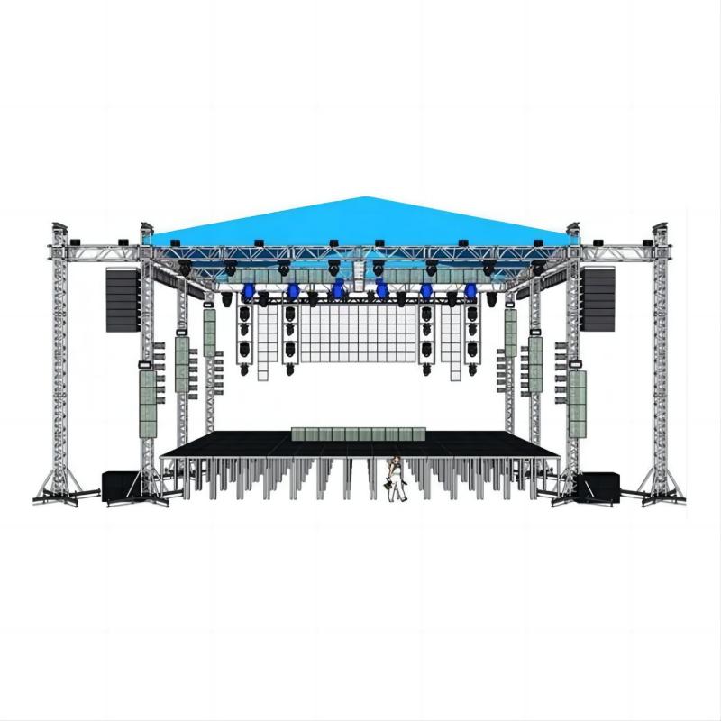 Outdoor Aluminum Stage Concert Truss For Event 6x4x5m