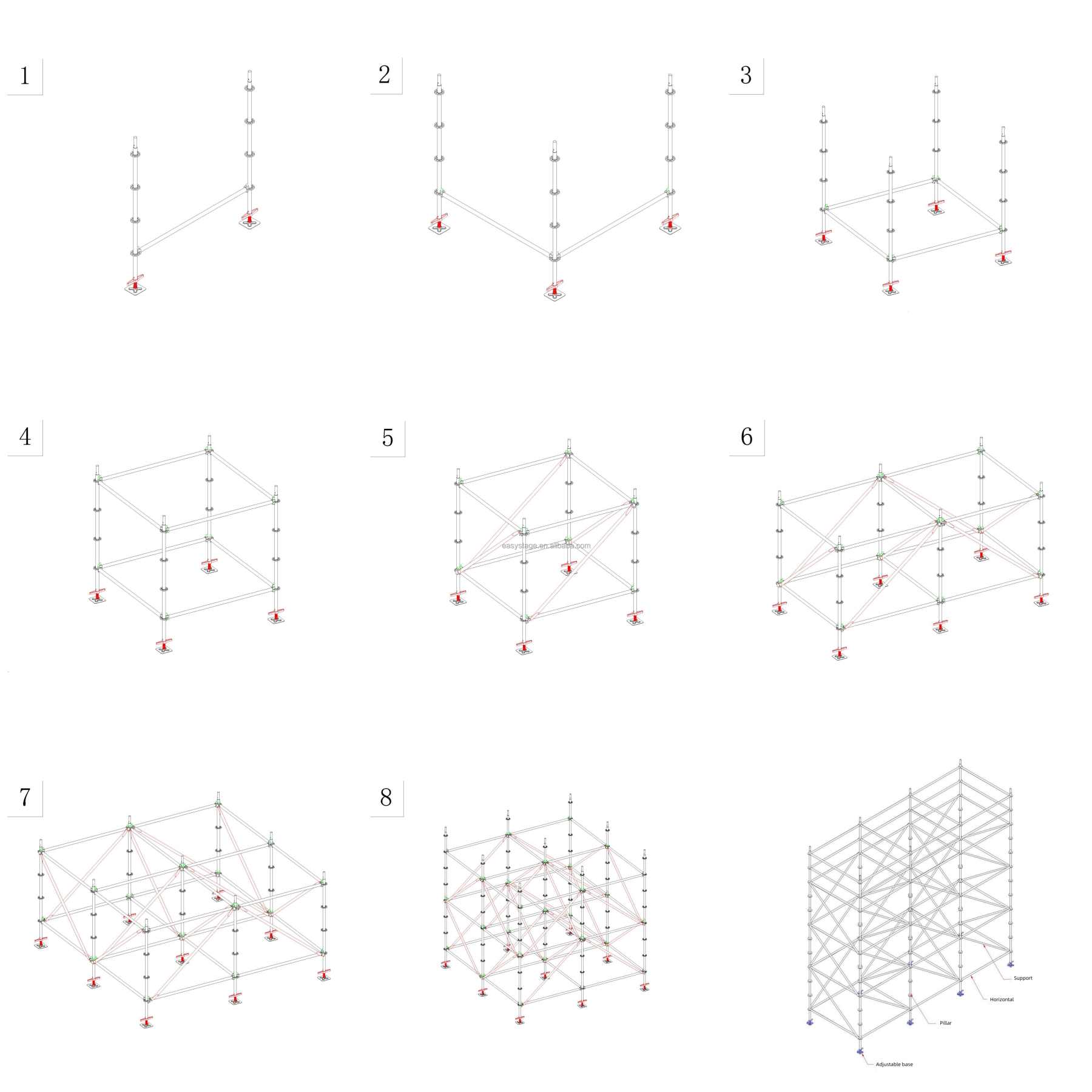 layher truss installation procedure