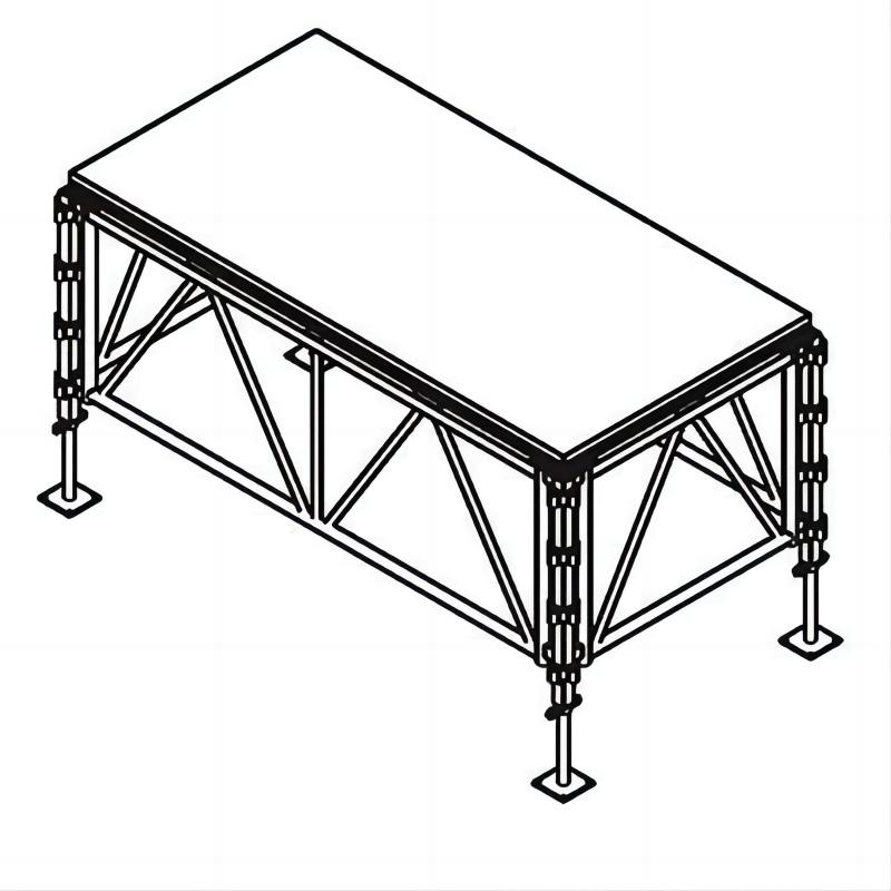 Portable Stage Mobile Concert Wedding 8x8m