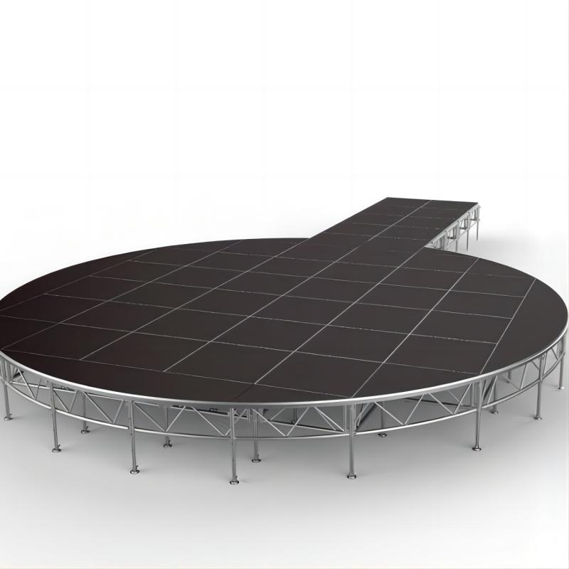 Aluminum Round Concert 8m Stage with 4m Walkway