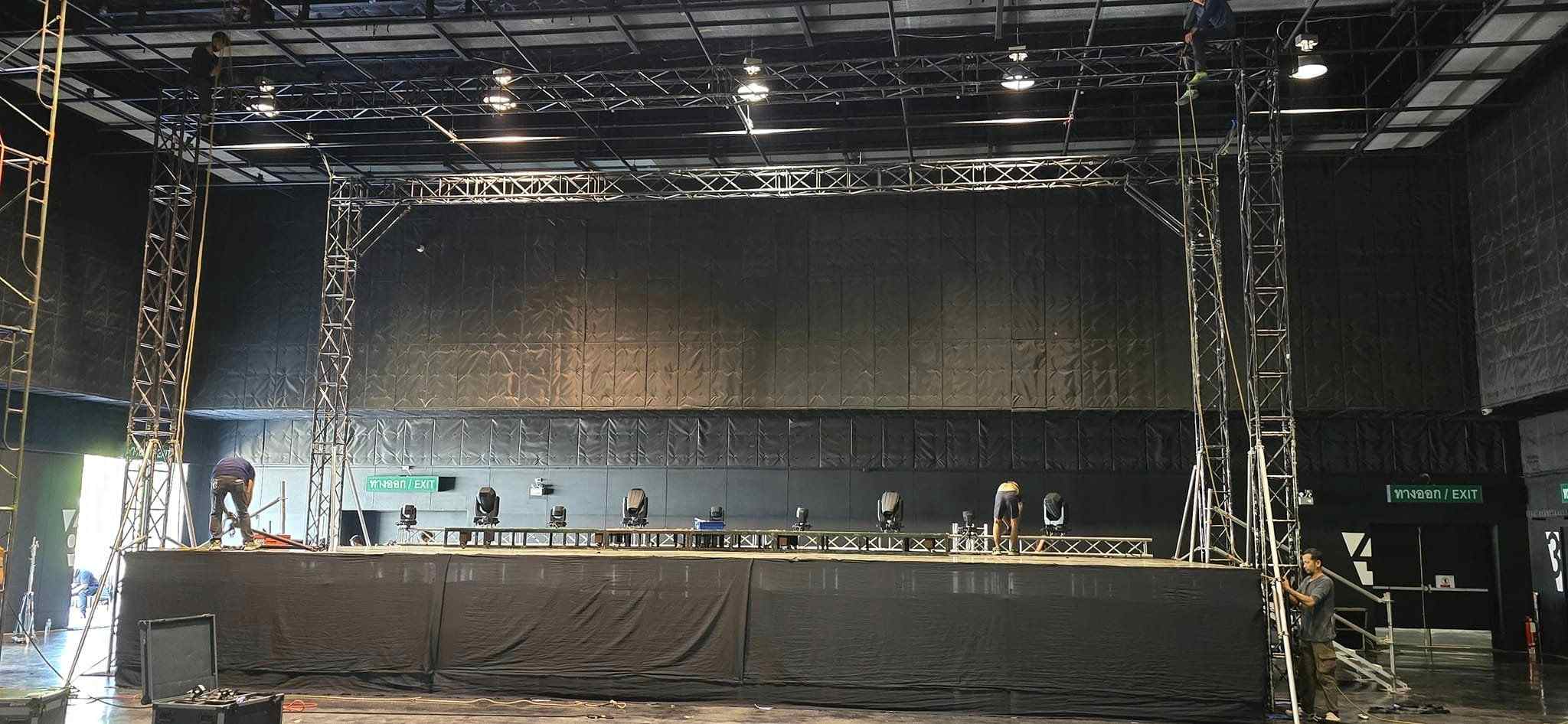 indoor concert stage