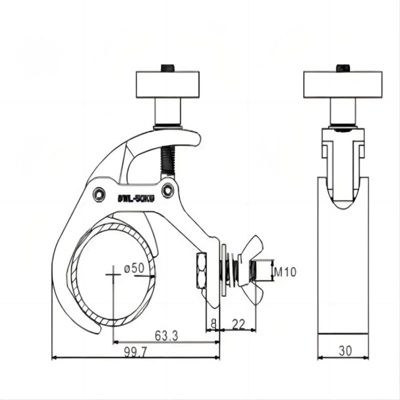 lighting concert clamp